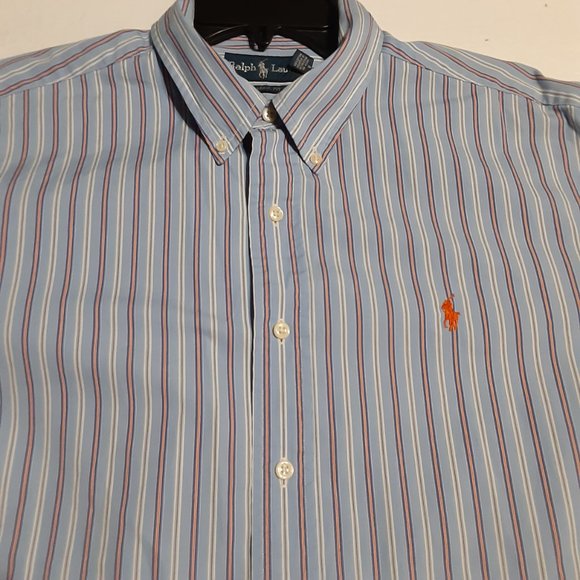 Ralph Lauren Blue Label Men's Classic Fit  LS Button Down Shirt in Size XL - Picture 3 of 5